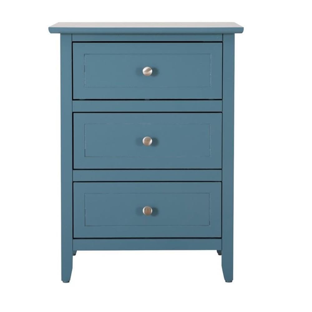 Set of 2 Engineered Wood 3-Drawer Nightstands B27347