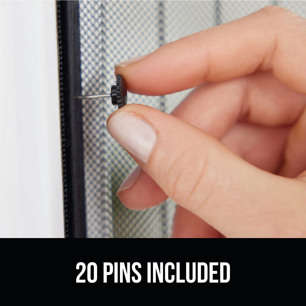 Magnetic Screen Door Black 38Wx82H S987