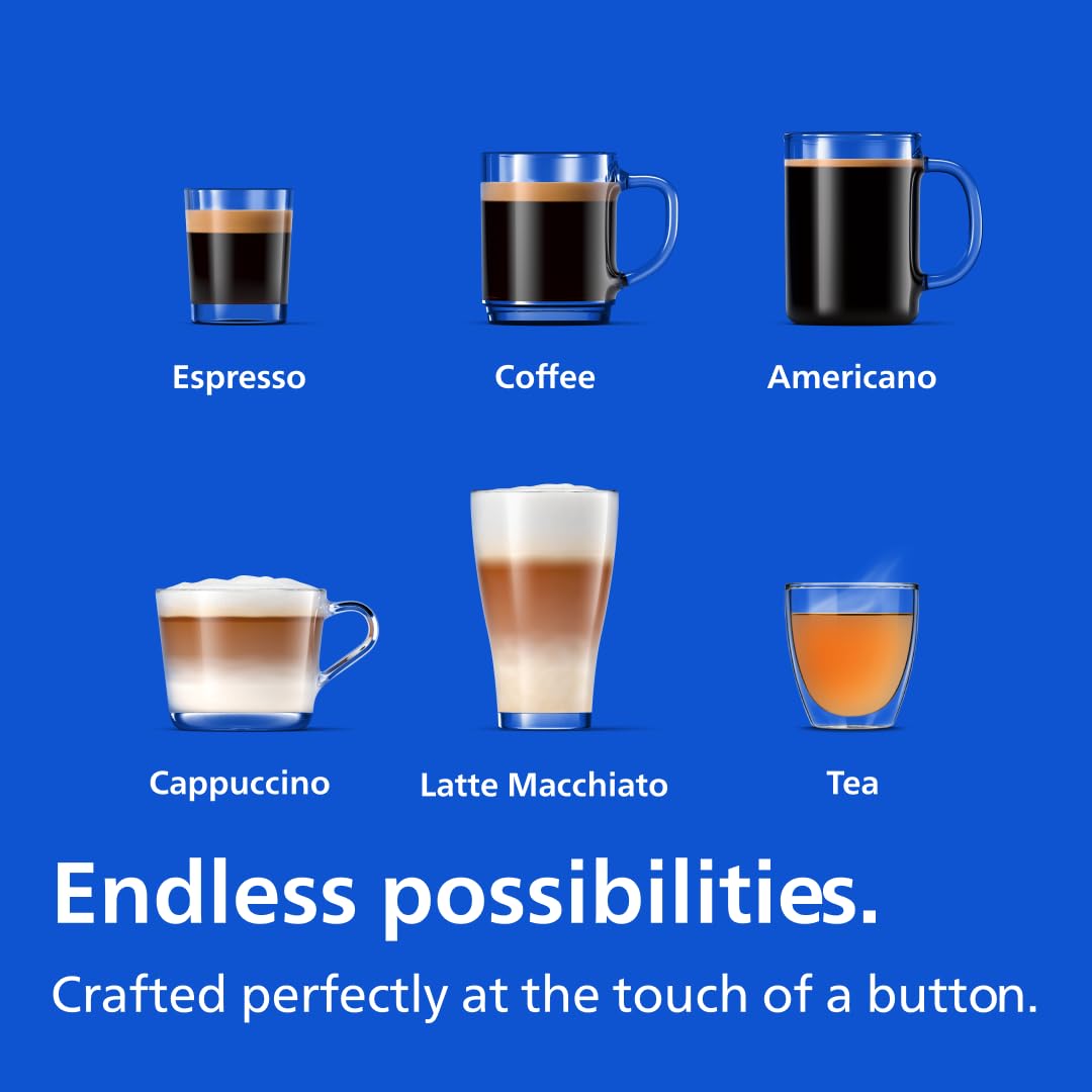 Fully Automatic Espresso Machine with Milk Frother, Black T50168