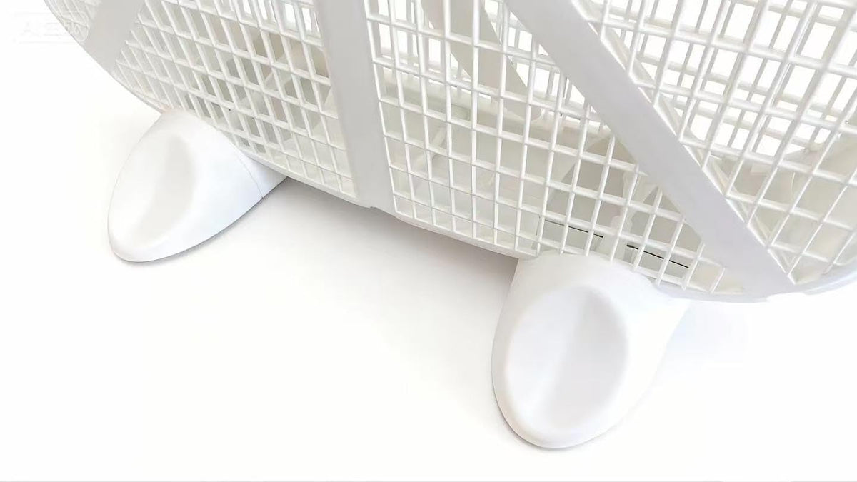 3-Speed Box Fan with Carry Handle, 5 Blades, 20-Inch, White Q880786