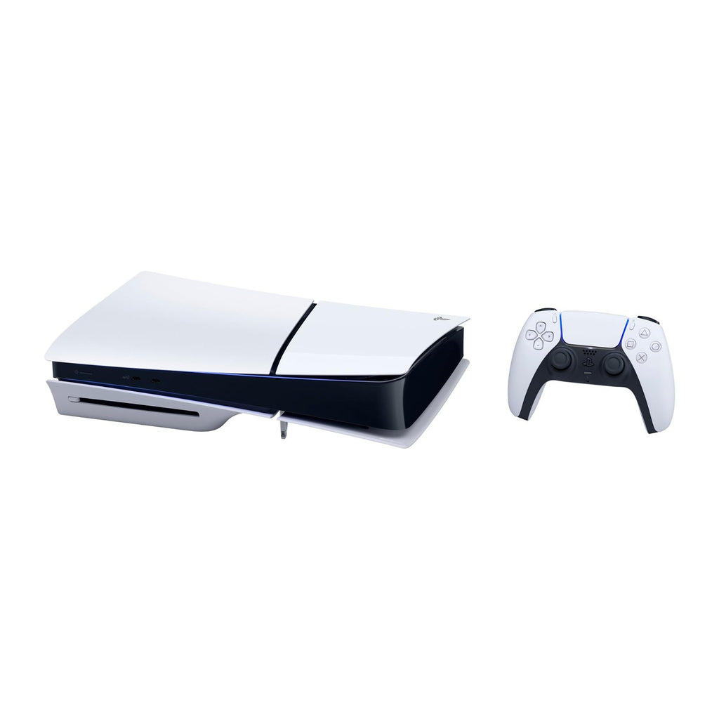 White Slim Disc Edition Gaming Console Bundle with Wireless Controller G27131