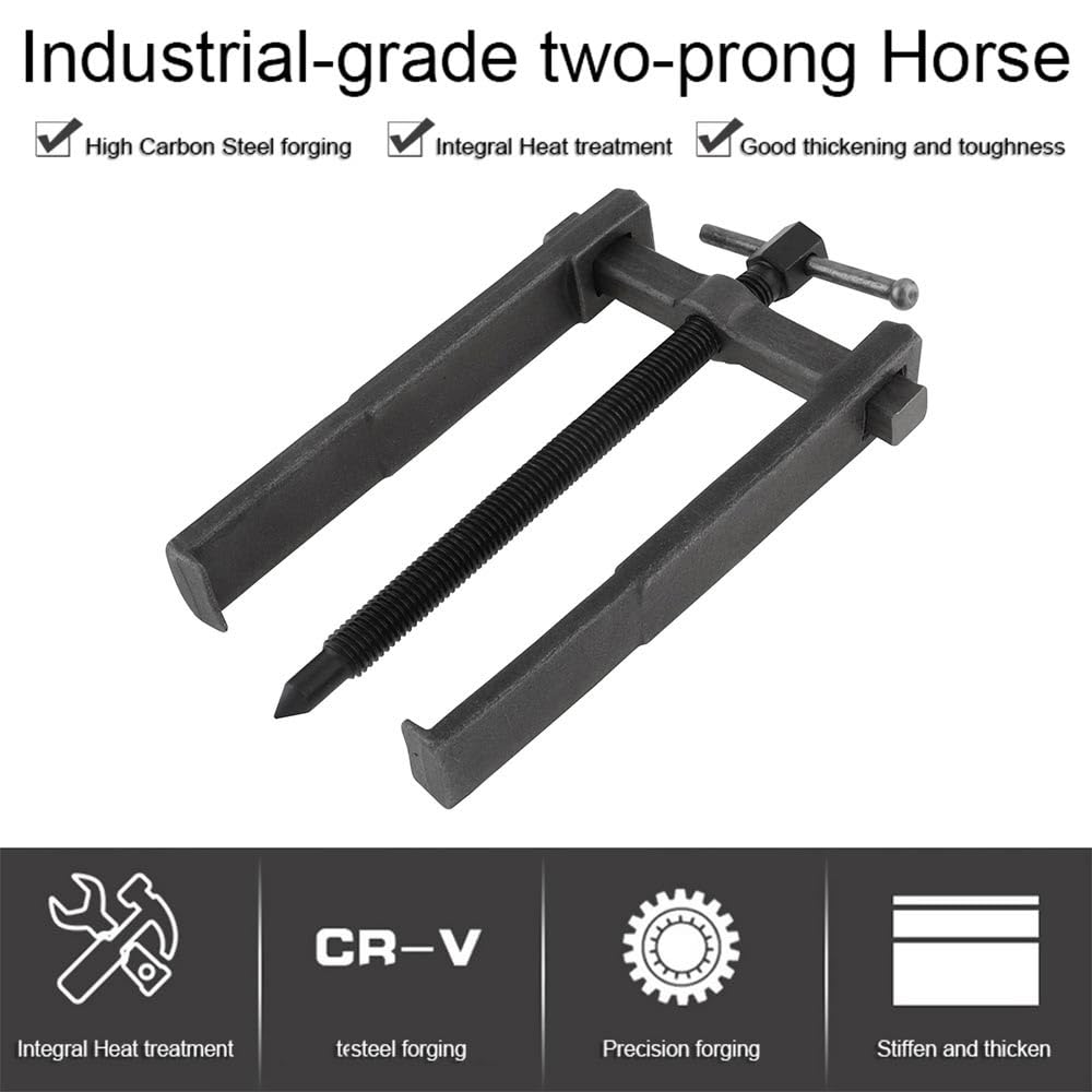 Adjustable Two Jaw Carbon Steel Bearing Puller 8 inch E75343