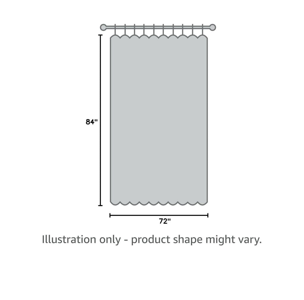 Blackout Curtains 72 Inch Extra Wide 2 Panels C915053