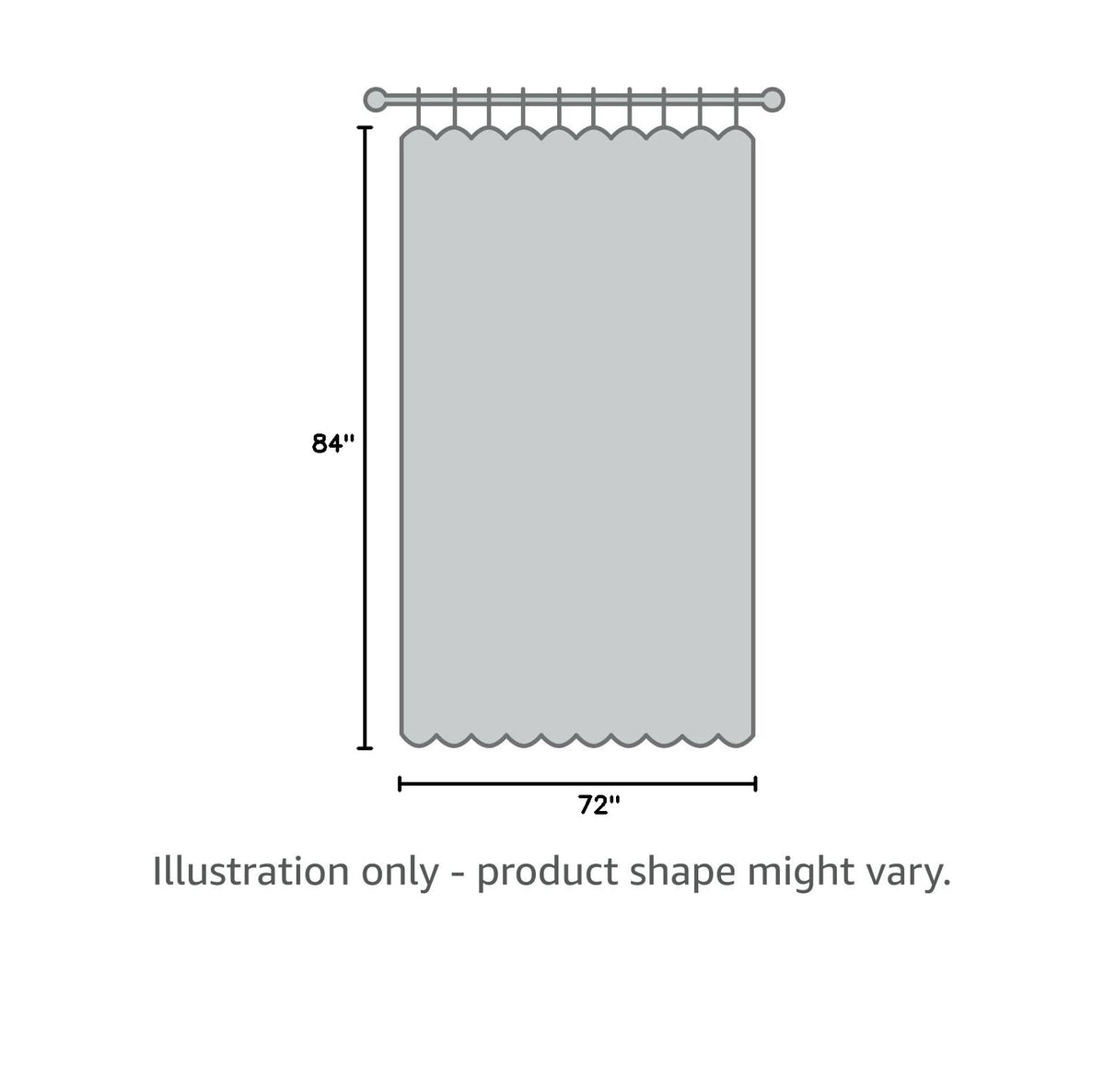 Blackout Curtains 72 Inch Extra Wide 2 Panels C915053