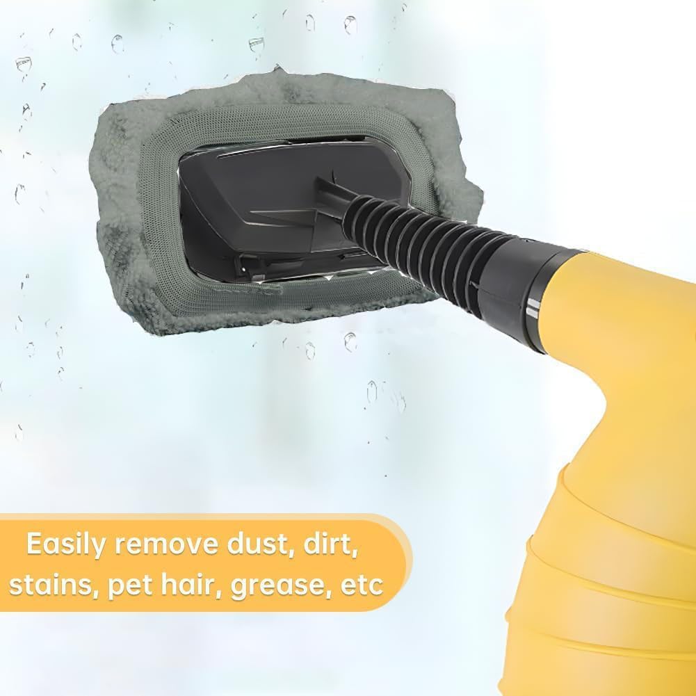 Universal Reusable Steam Cleaner Microfiber Cloth Grey 8 PCS O592