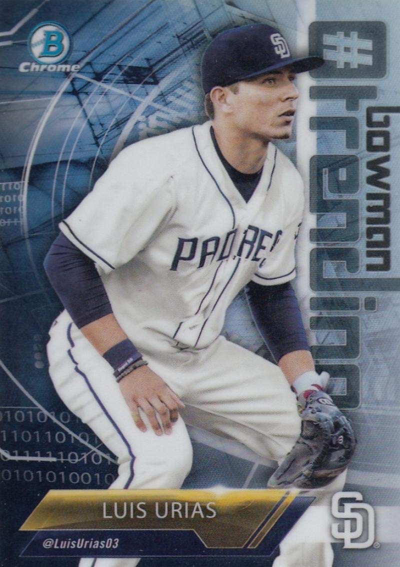 Baseball MLB 2018 Bowman Mega Box Chrome Luis Urias Padres A746942