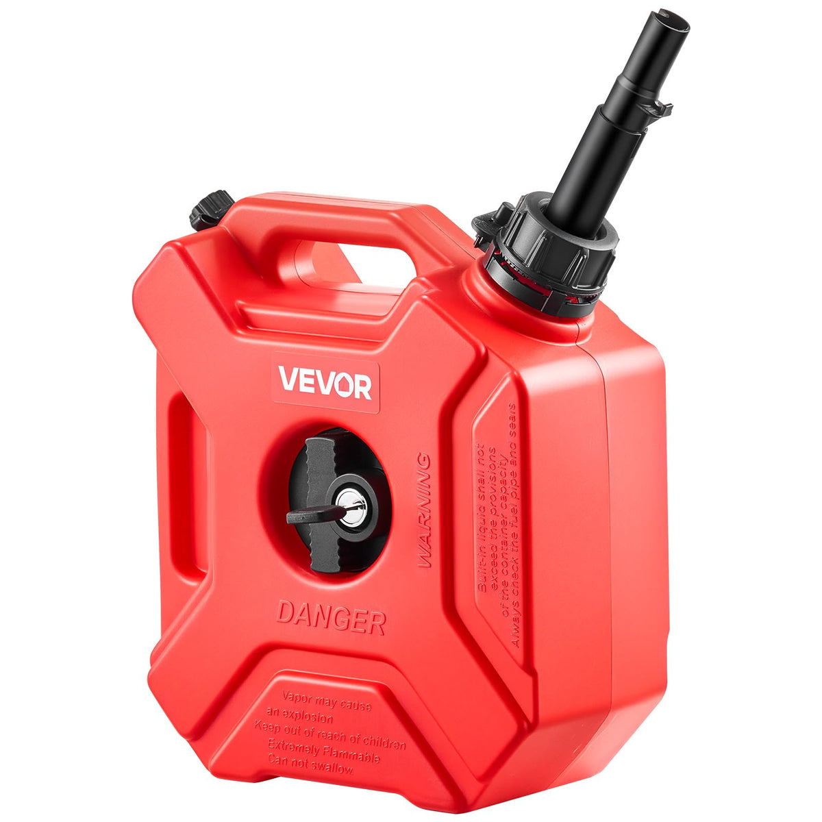 1.3 Gallon Gas Can with Spout and Lockable Bracket R94058