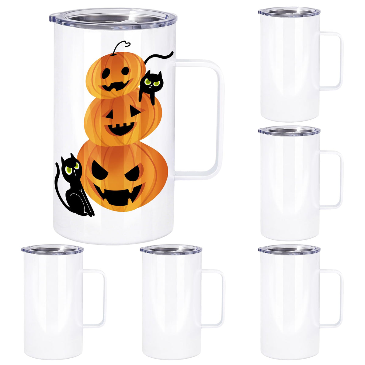 6 Pack 24 oz Sublimation Tumblers D2706