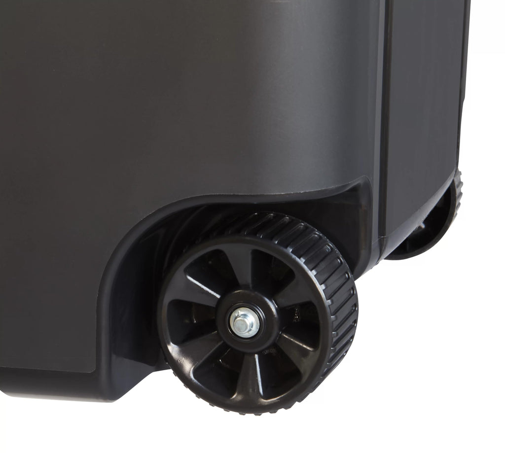 Black 45 Gallon Wheeled Plastic Garbage Can G676