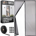 Magnetic Screen Door Black 38Wx82H S987