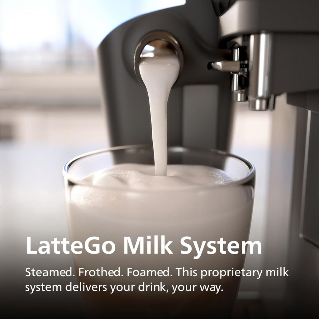 Fully Automatic Espresso Machine with Milk Frother, Black T50168