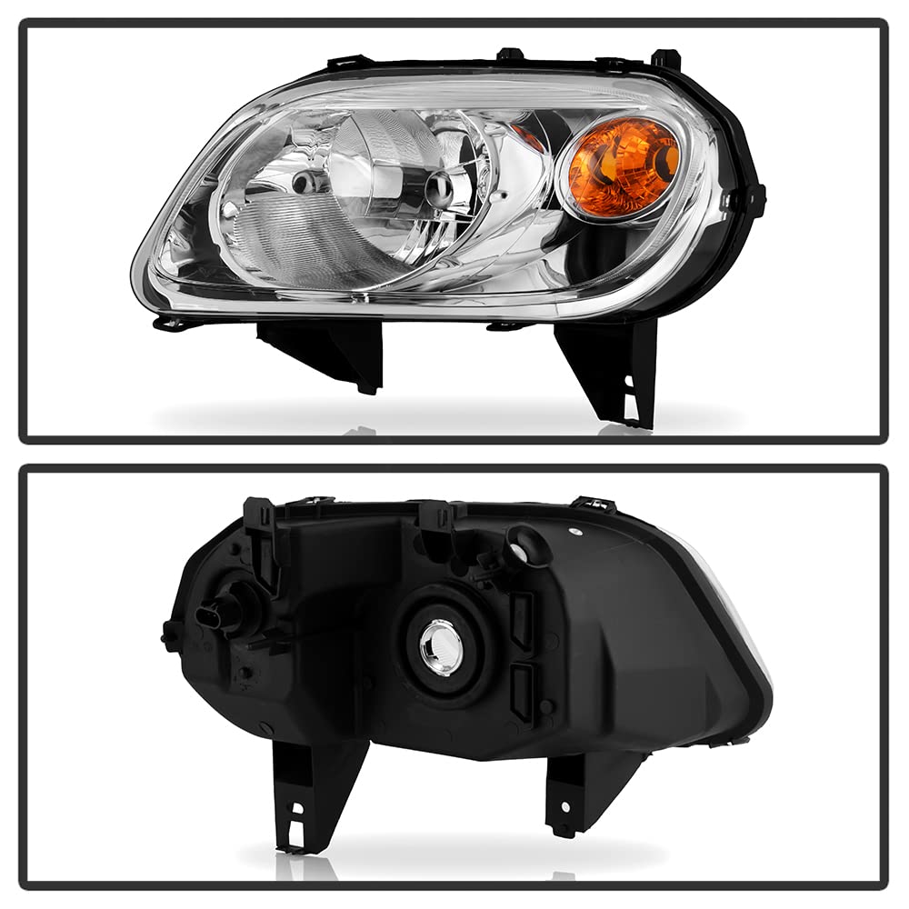 Chrome Headlights Replacement Set Driver + Passenger Side Z140709