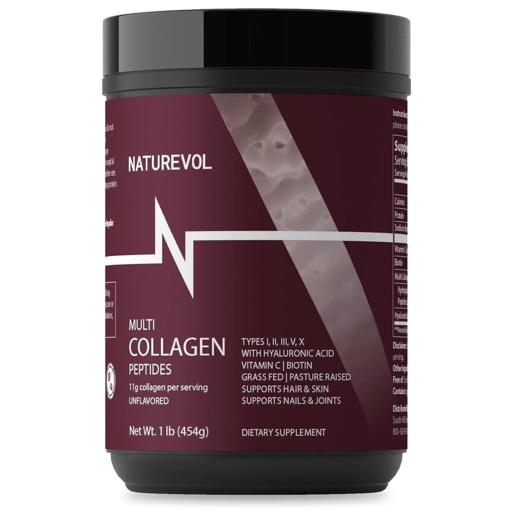 Multi Collagen Peptides Powder 1 lb Unflavored B64188