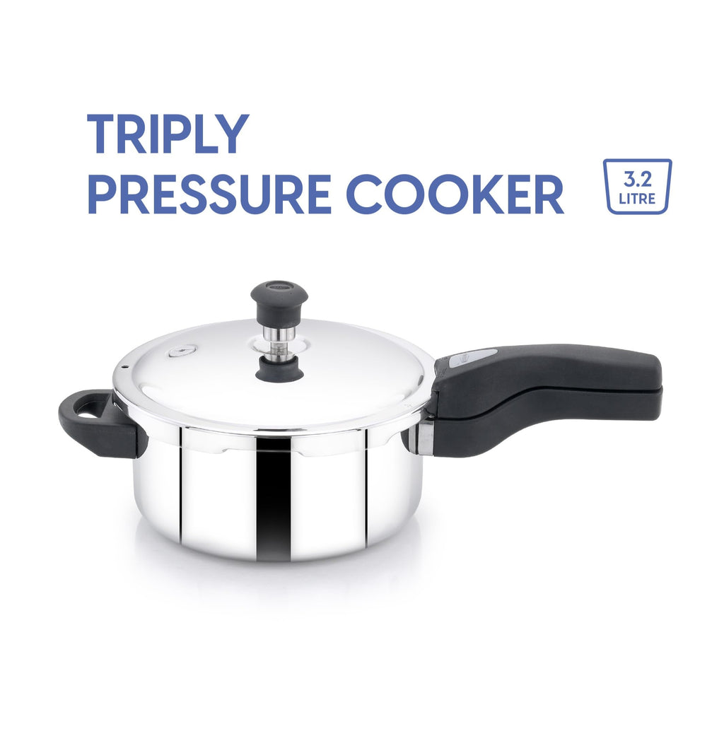 Triply Stainless Steel Pressure Cooker 3 Liter R70543