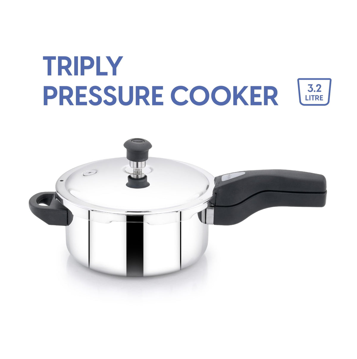 Triply Stainless Steel Pressure Cooker 3 Liter R70543