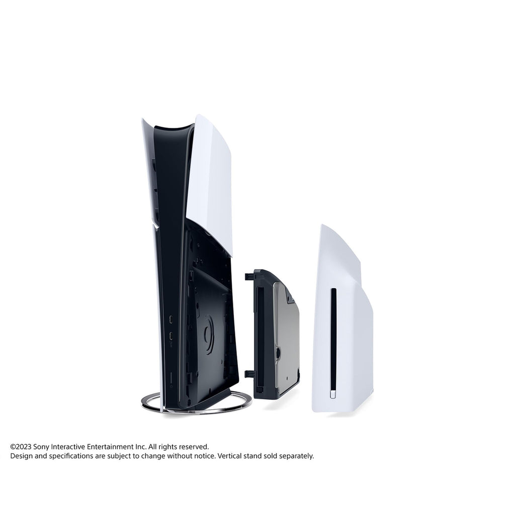 White Slim Disc Edition Gaming Console Bundle with Wireless Controller G27131