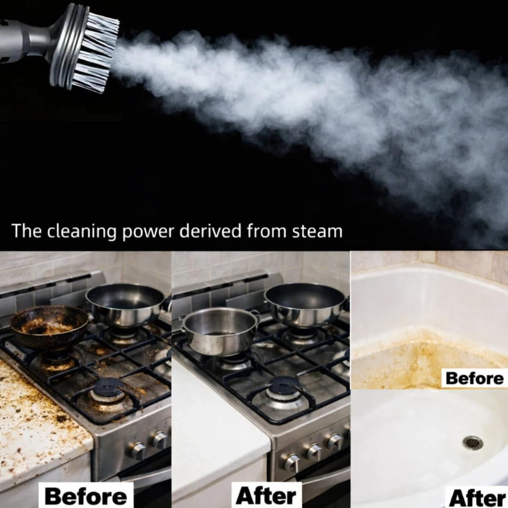 300°F Scrub & Steam Mop with 13 Accessories I654