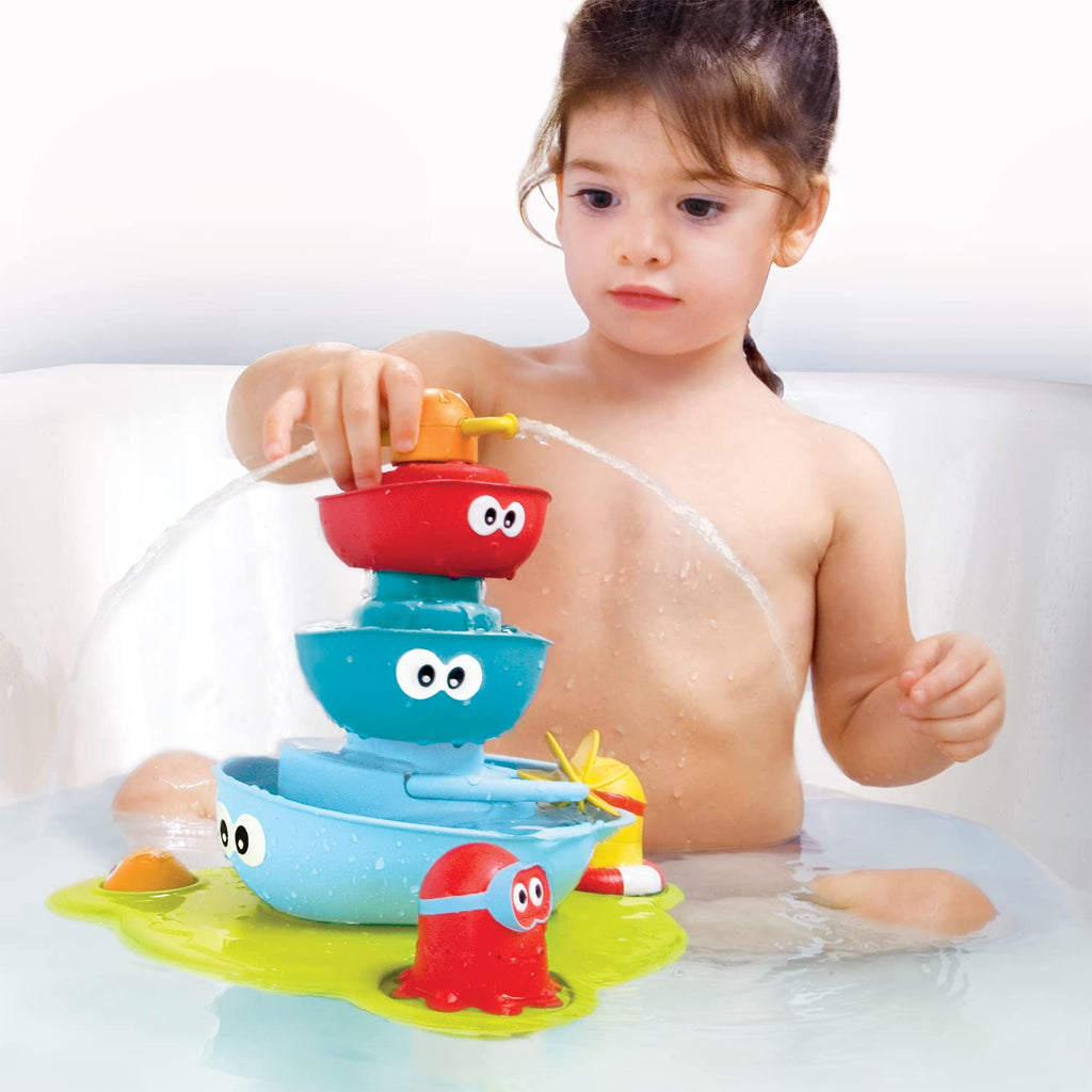 Stackable Baby Bath Toy 7 Moveable Pieces T90450