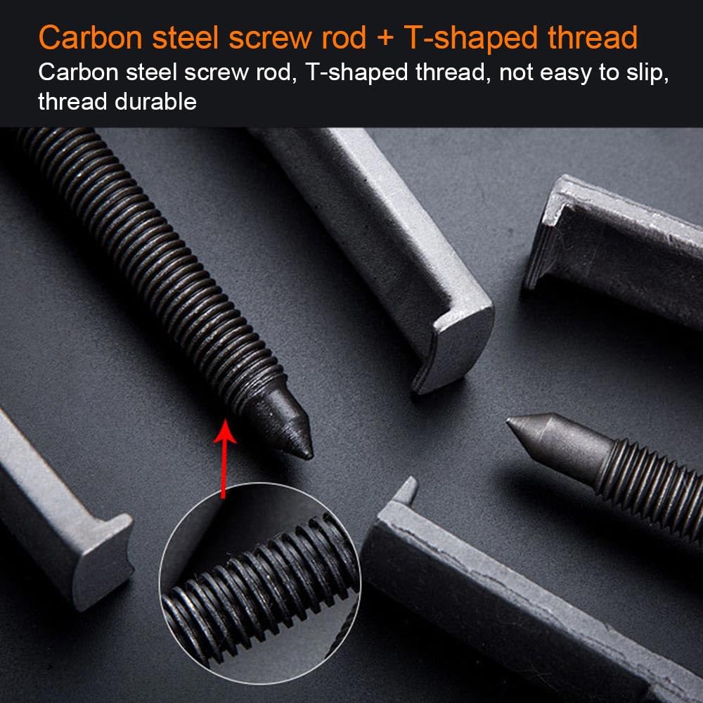 Adjustable Two Jaw Carbon Steel Bearing Puller 8 inch E75343