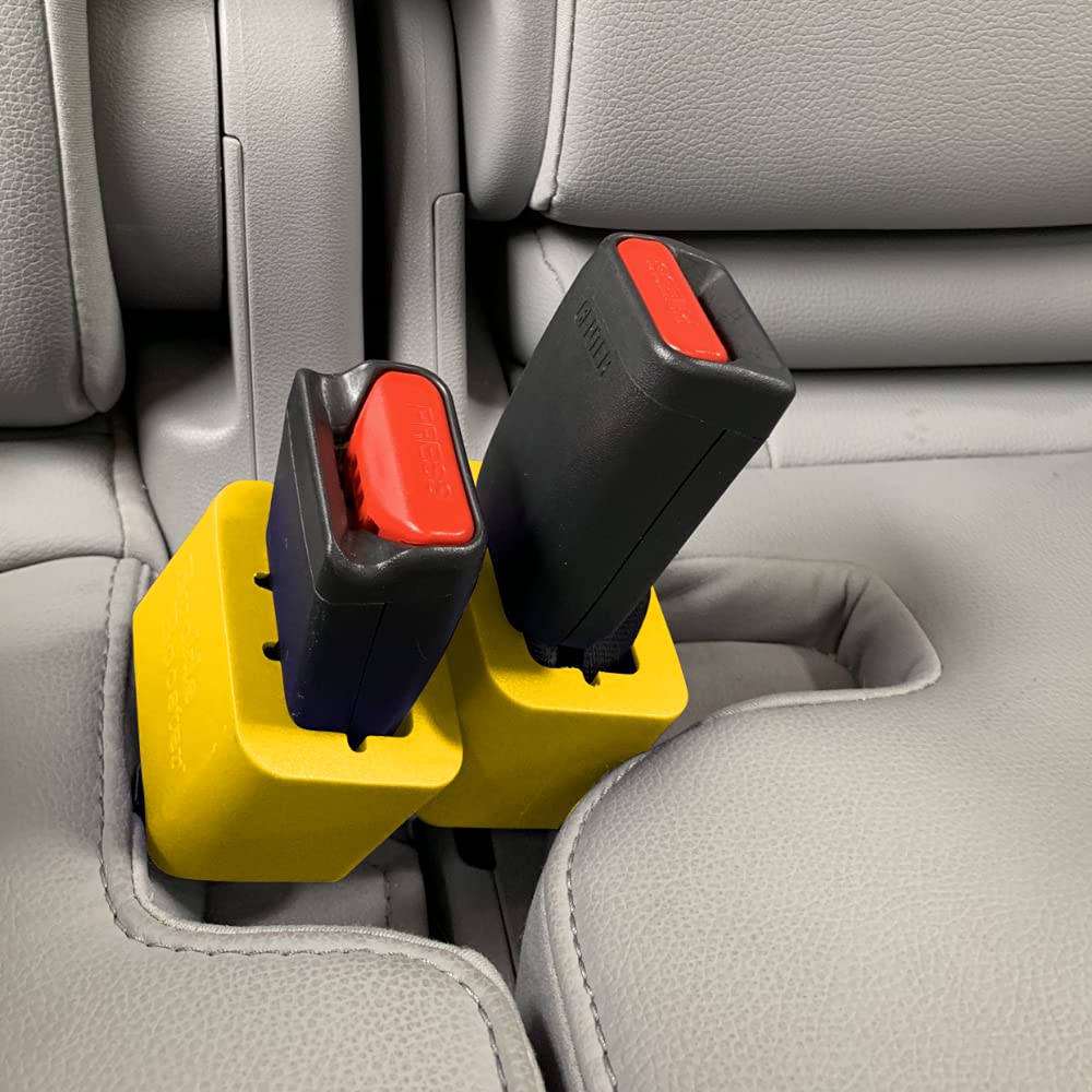 Seat Belt Buckle Booster Yellow BPA Free 2 Z289605