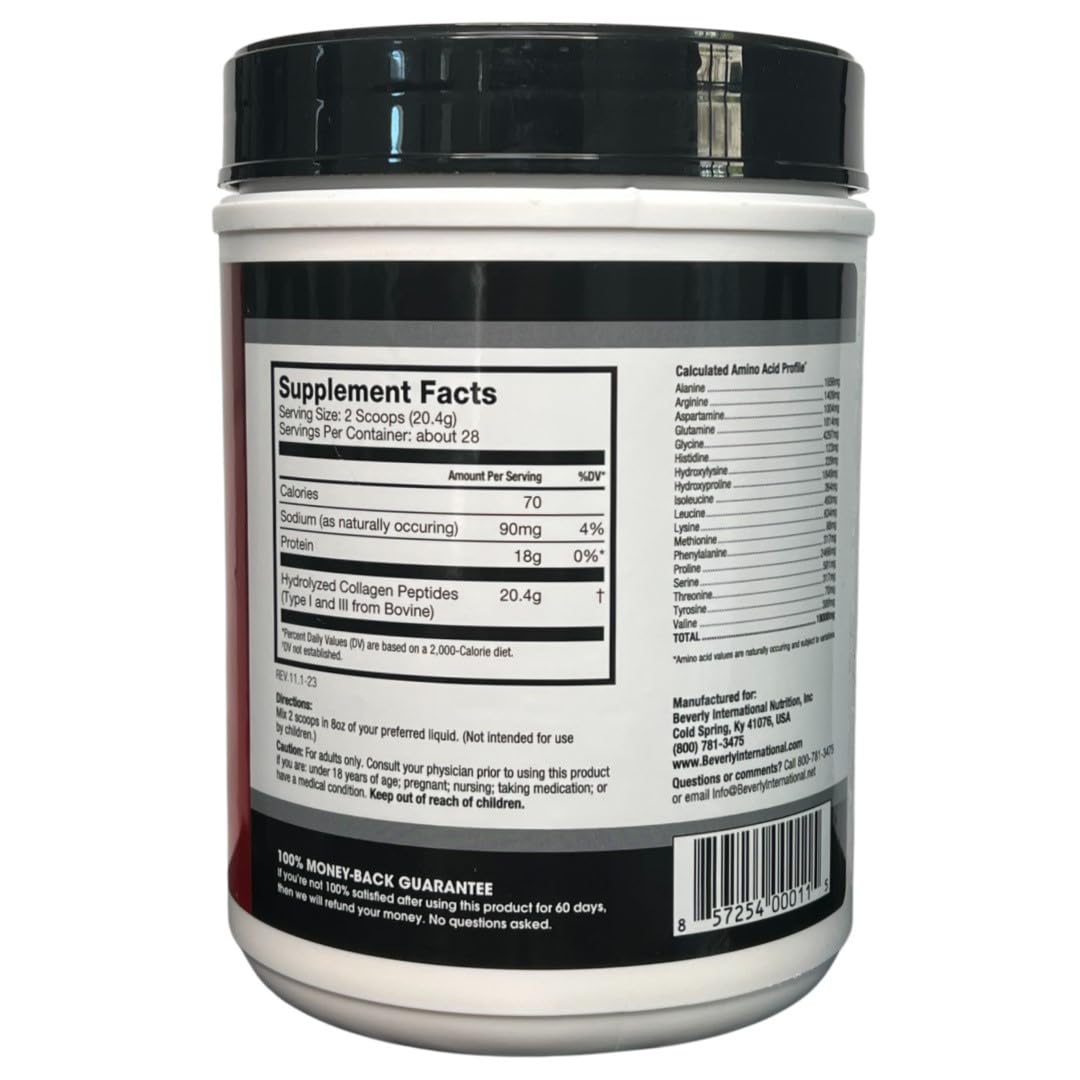 Collagen Peptides Protein Powder Unflavored 20 oz A526086