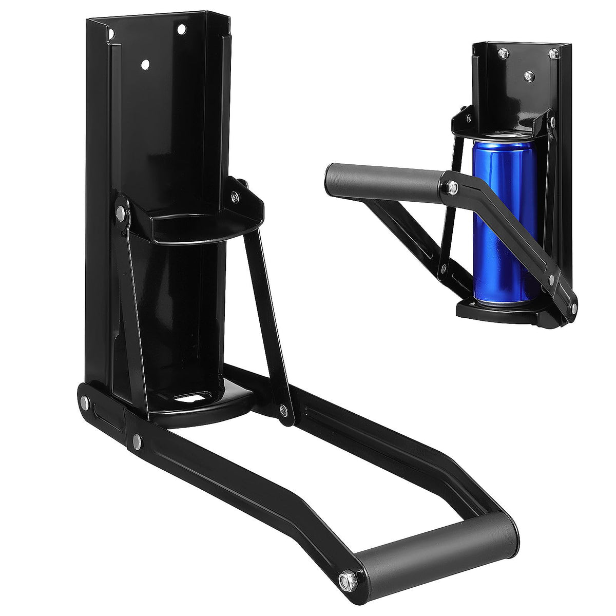 Heavy Duty Stainless Steel Wall Mounted Can Crusher Q93190