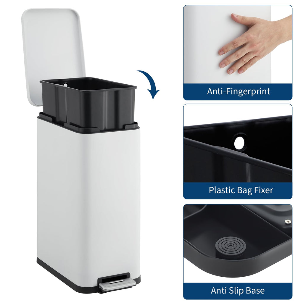 13.2 gal Step Kitchen Trash Can A9713