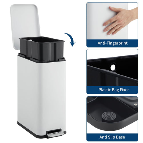 13.2 gal Step Kitchen Trash Can A9713
