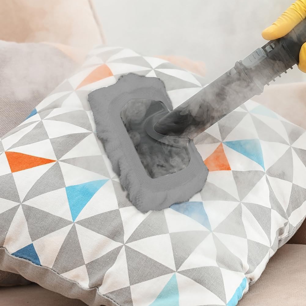 Universal Reusable Steam Cleaner Microfiber Cloth Grey 8 PCS O592