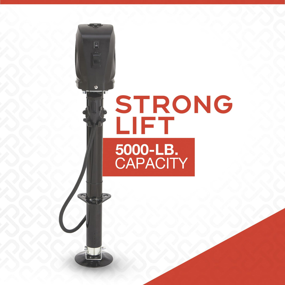 Electric Trailer Tongue Jack 5000-Lb. Capacity 12 Volt Z44973