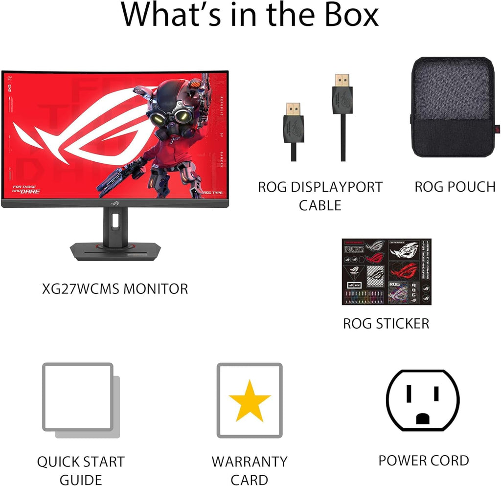 27" Curved 280Hz QHD Gaming Monitor C774477
