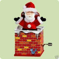 Santa Jack in the Box Ornament X4262