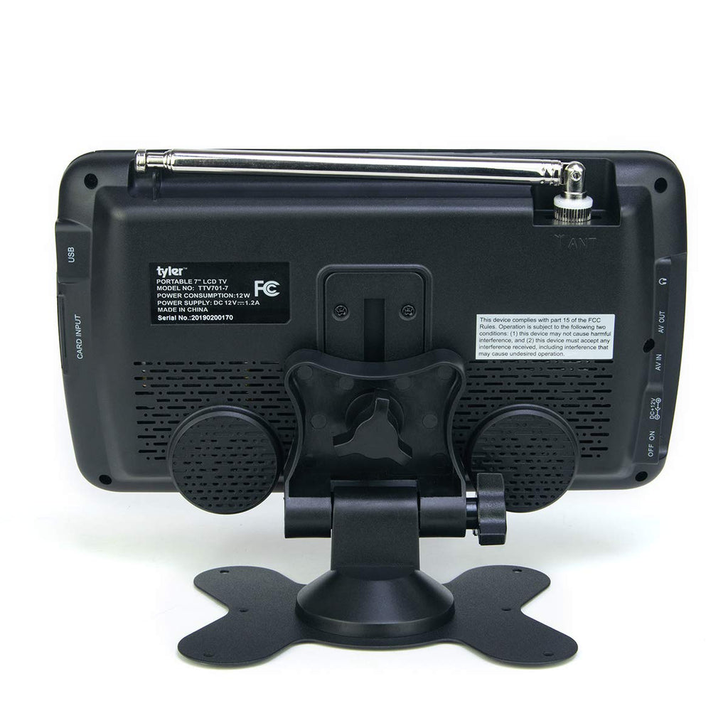 7" Portable LCD TV Rechargeable Battery HD-TV USB HDMI S3562