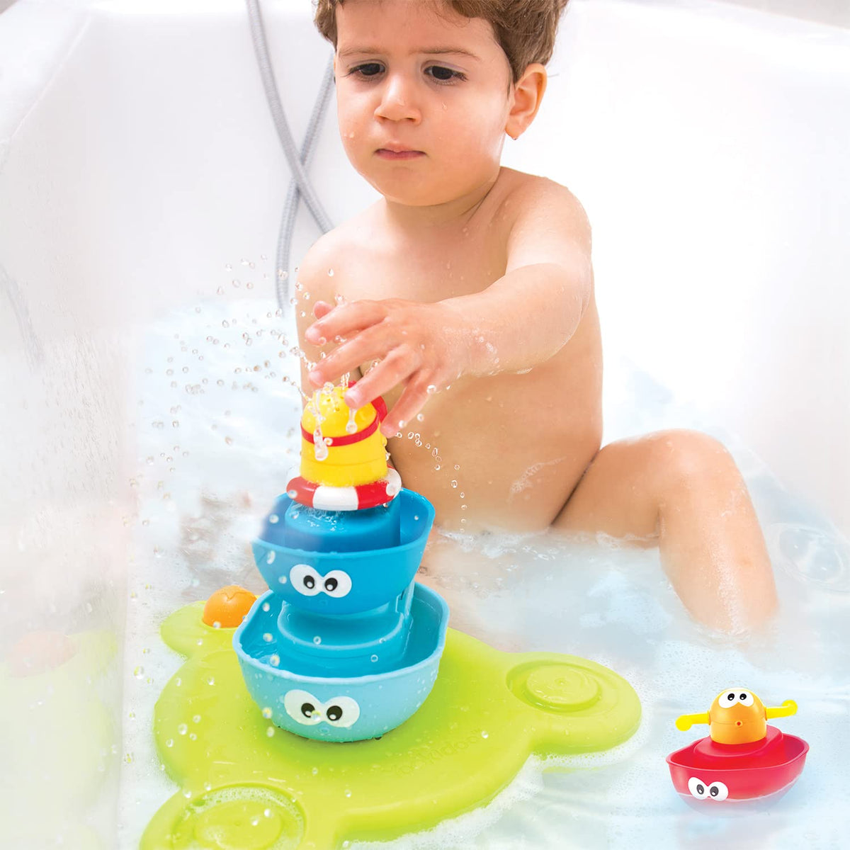 Stackable Baby Bath Toy 7 Moveable Pieces T90450
