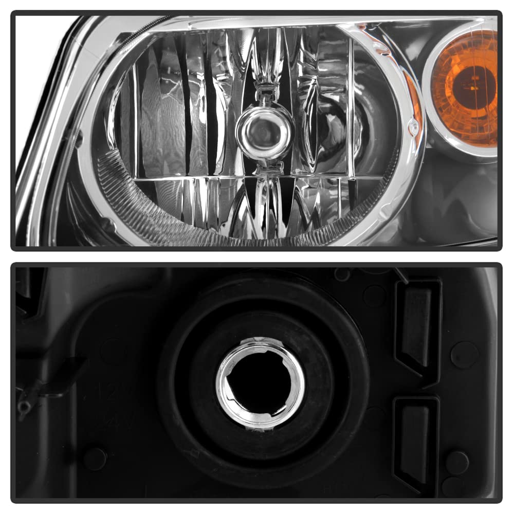 Chrome Headlights Replacement Set Driver + Passenger Side Z140709