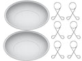 Silver Ash Catcher Pan for 22-inch Kettle Charcoal Grills I97521