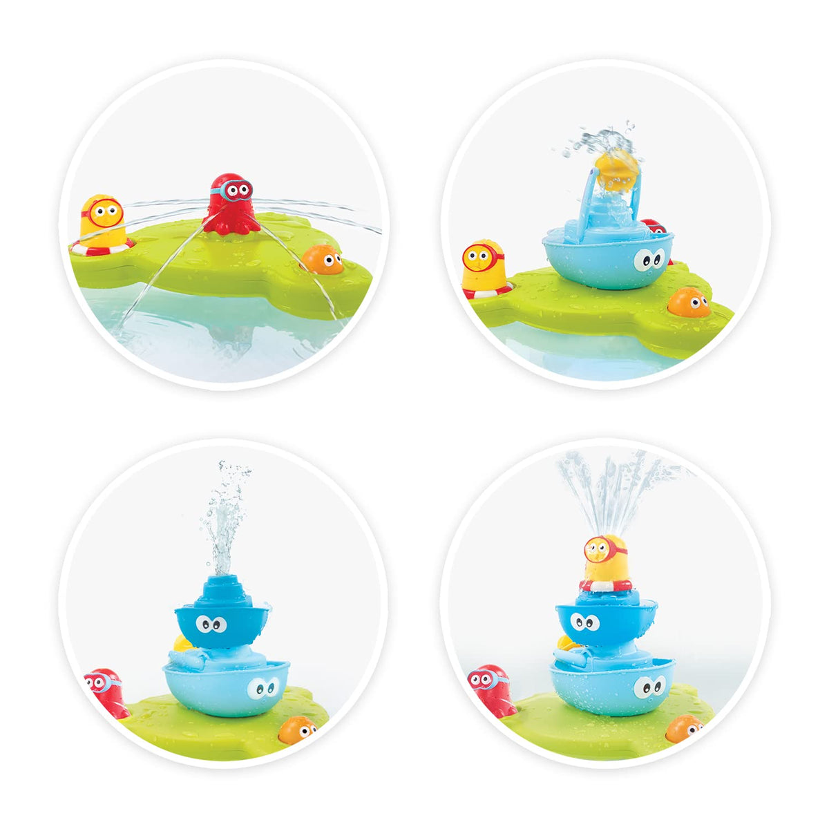 Stackable Baby Bath Toy 7 Moveable Pieces T90450