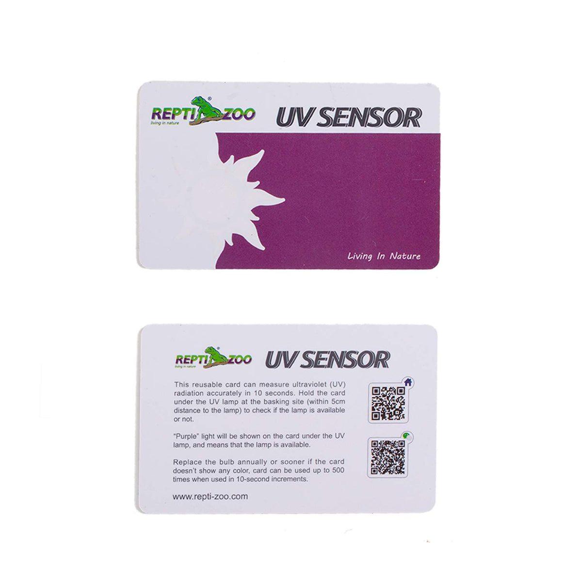 UVB Tester Reptile Lamp UV Sensor Set of 2 P6756