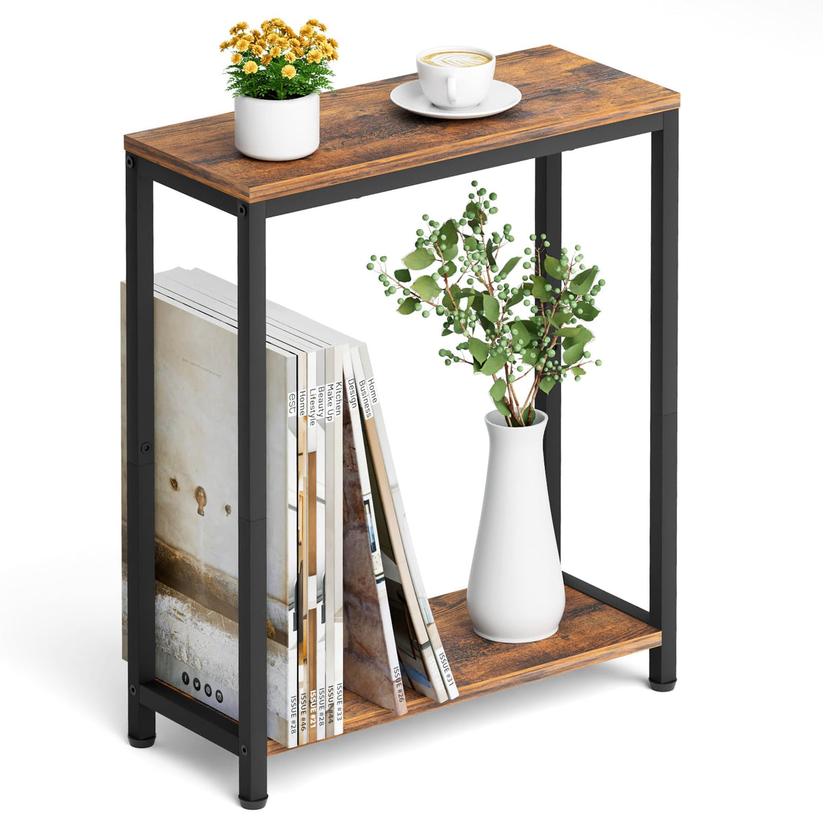 Narrow 2 Tier Side Table J74406