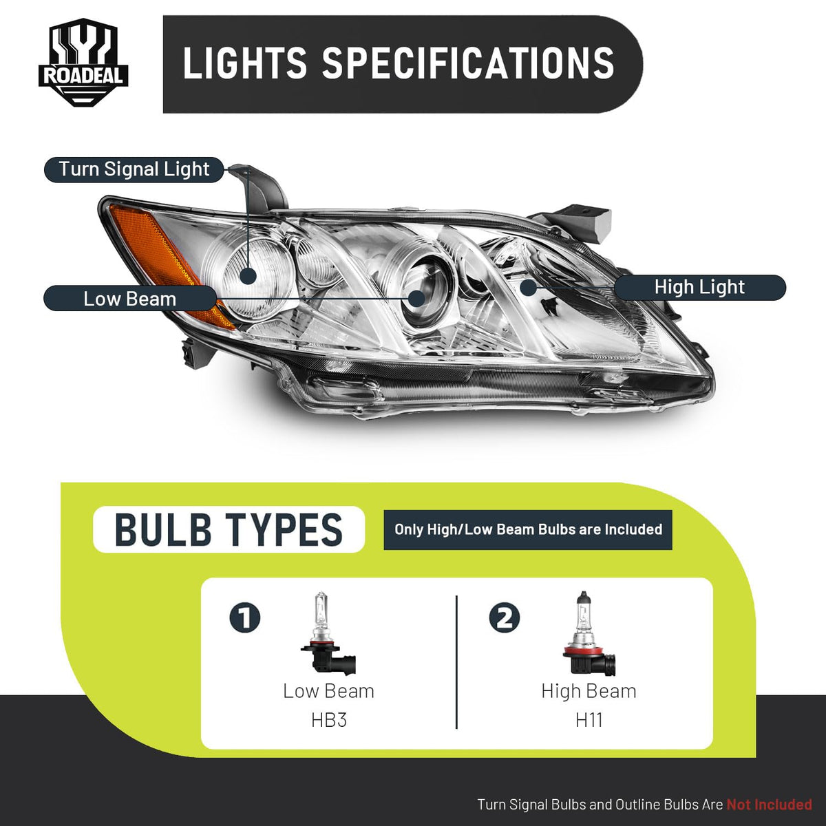 Headlights for Toyota Camry N116