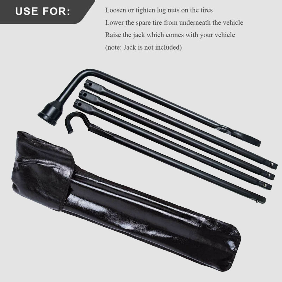 Spare Tire Lug Wrench Tool and 2 Ton Scissor Jack X177934