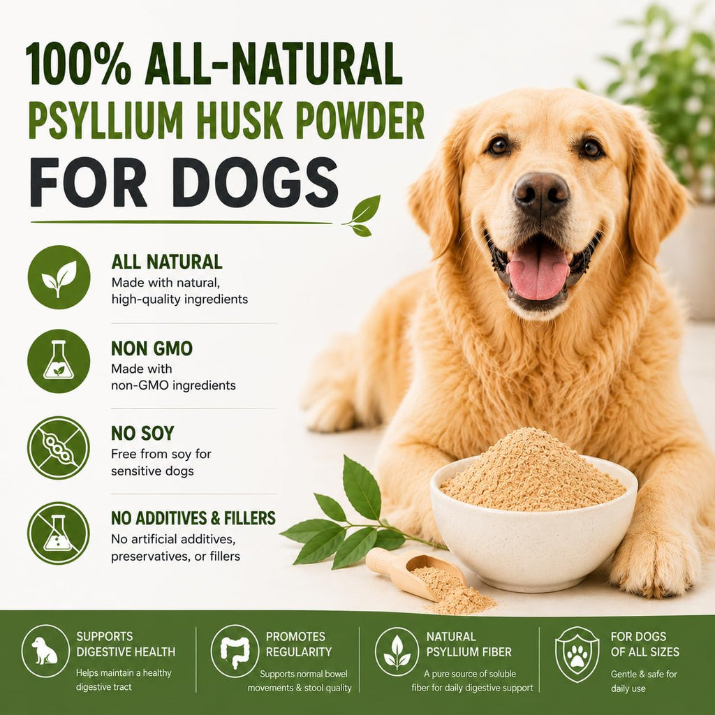 Psyllium Husk Powder for Dogs 9 oz P161