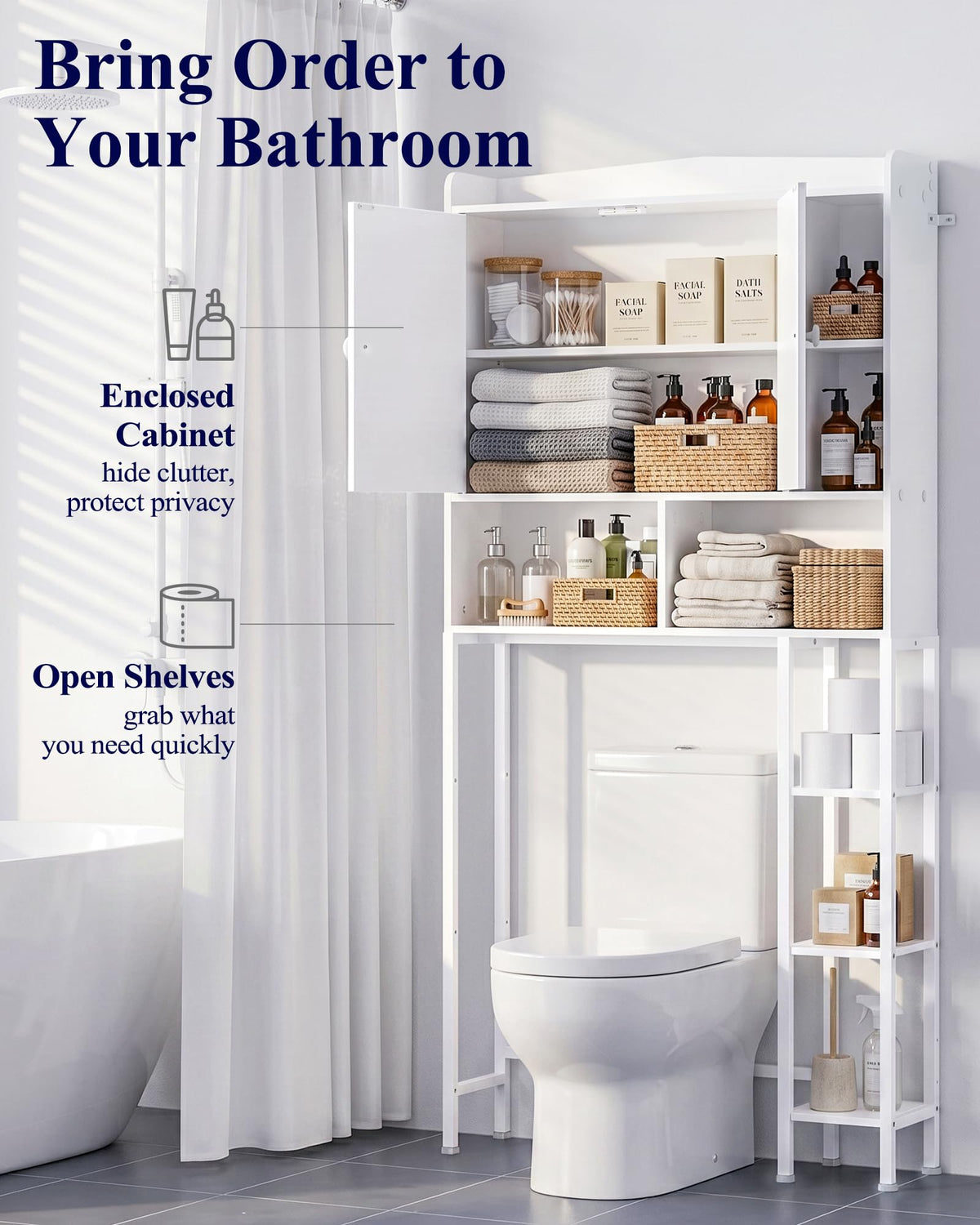 Over Toilet Storage Cabinet Q725