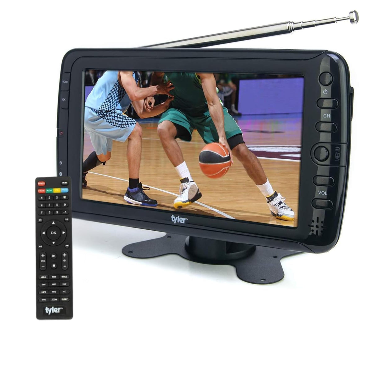 7" Portable LCD TV Rechargeable Battery HD-TV USB HDMI S3562