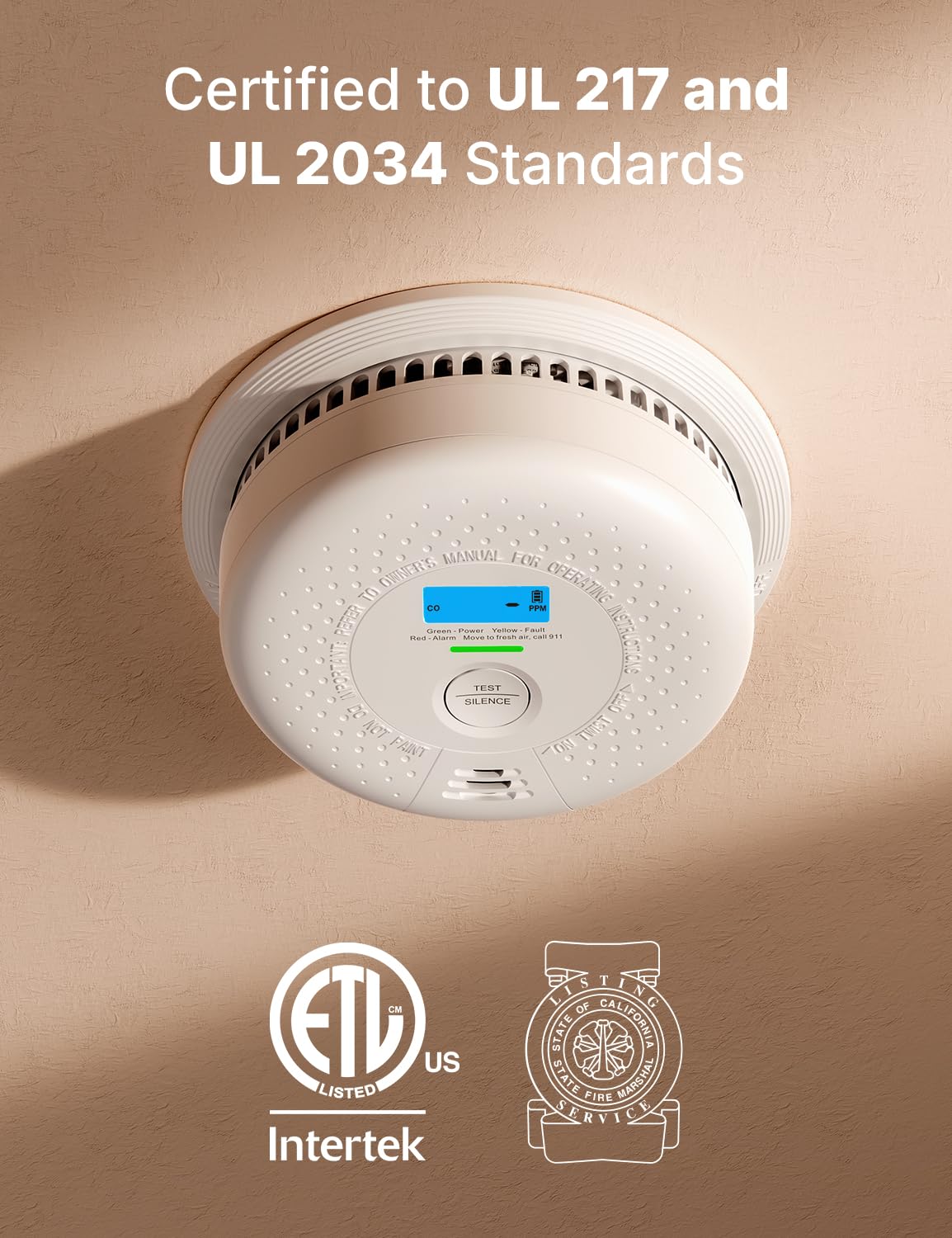 Smoke and Carbon Monoxide Detector 3-Pack Y2131