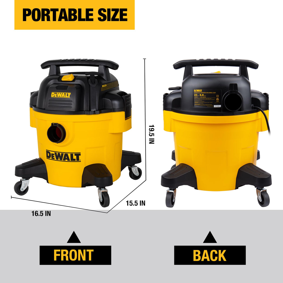 6 Gal Wet/Dry Shop Vacuum with Blower Q755