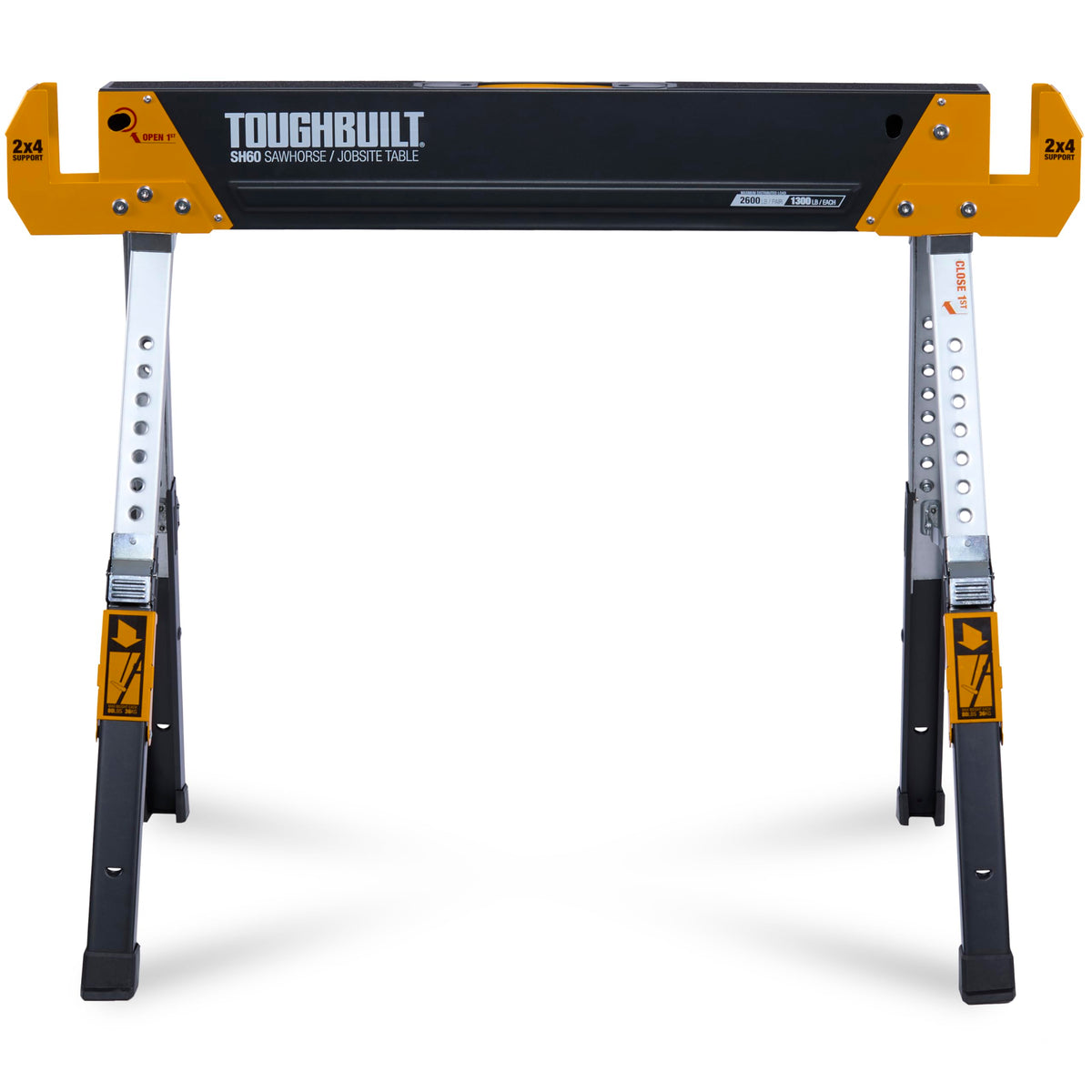 Adjustable Height Sawhorse & Jobsite Table J30608