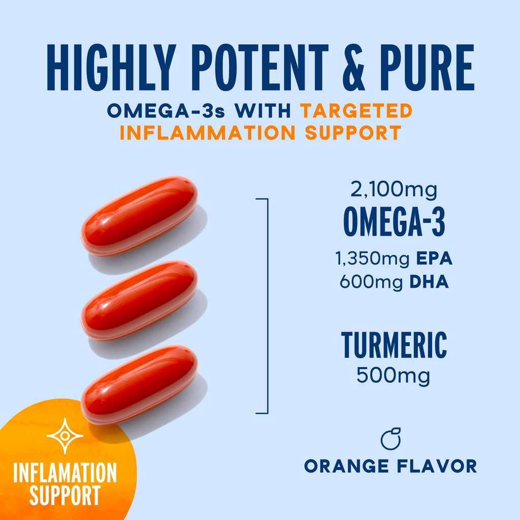 Omega-3 with Turmeric 60 Softgels O843826