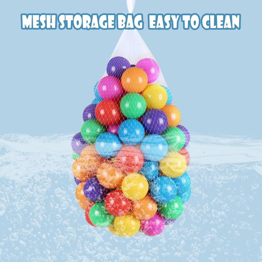 100 Pack BPA Free Colorful Plastic Balls L297