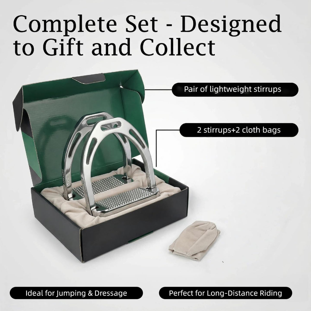 Lightweight English Stirrups M142